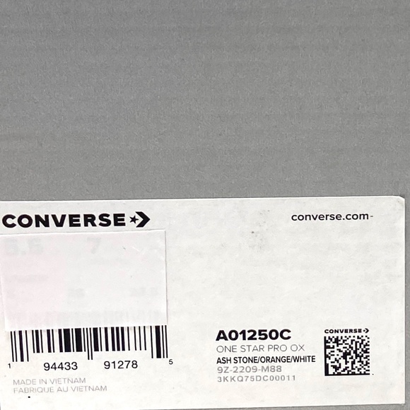 Converse CONS One Star Pro OX Low Top Suede Gray Women's Size Sneakers A01250C - Picture 9 of 10